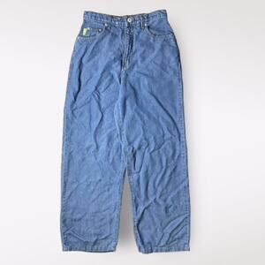 Vintage‎ 90s Pulp Jeans Women’s 8 Made in USA Mom Jeans High Rise Wide Leg